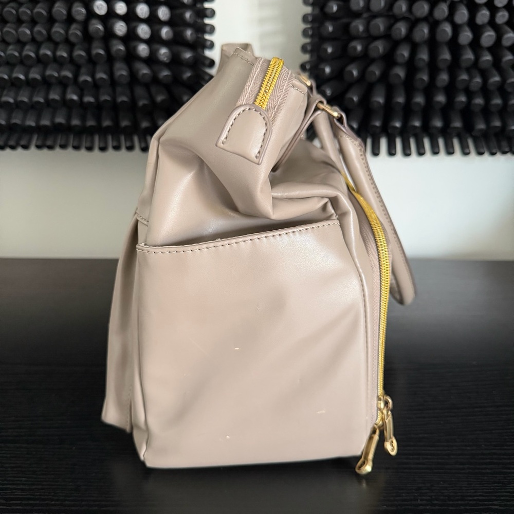 Renee Tote Meal Prep Management 4 - Meal Removable Insulated Core - Stone Beige - Picture 11 of 16
